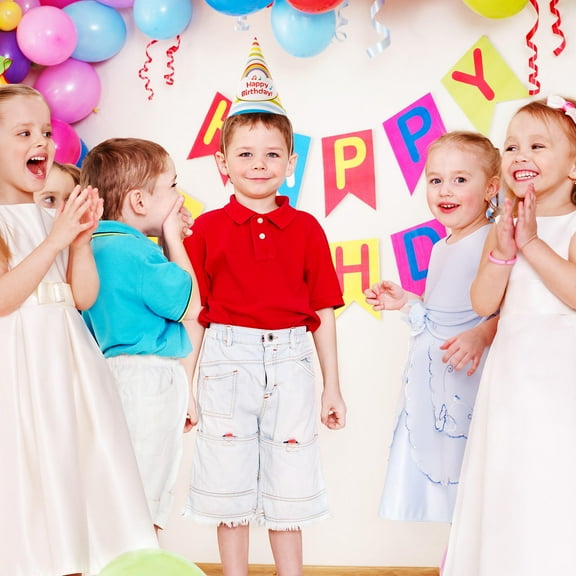 MLINS 50pcs Paper Cone Hats Birthday Cone Party Hats Birthday Party Paper Hats Decors