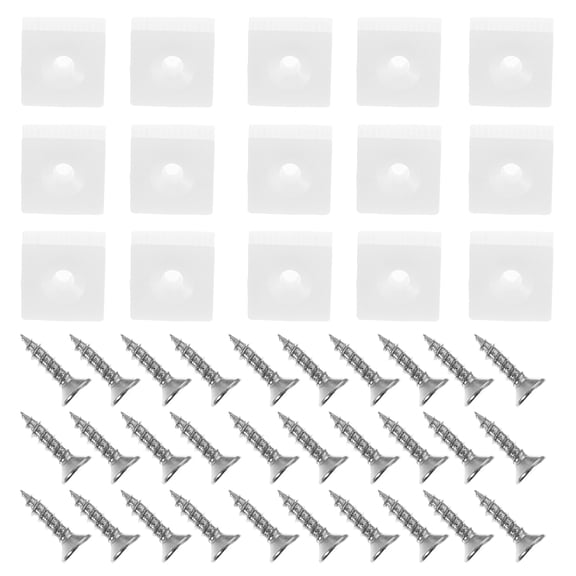MLINS 50pcs Plastic Fixing Brackets with Self-Tapping Screws Drawer Repair Tools for Cabinet and Wardrobe Shelves for Furniture Angle Bracket and DIY Furniture Making
