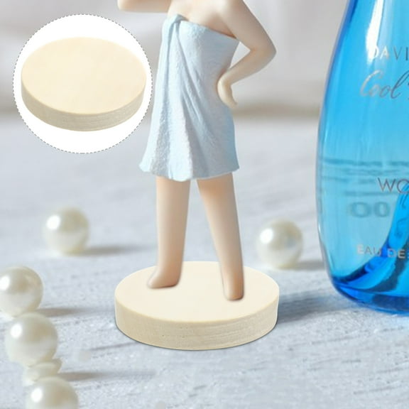 MLINS 50pcs Reusable Round Bases Miniature Dolls Base DIY Crafts Materials Figure Stands