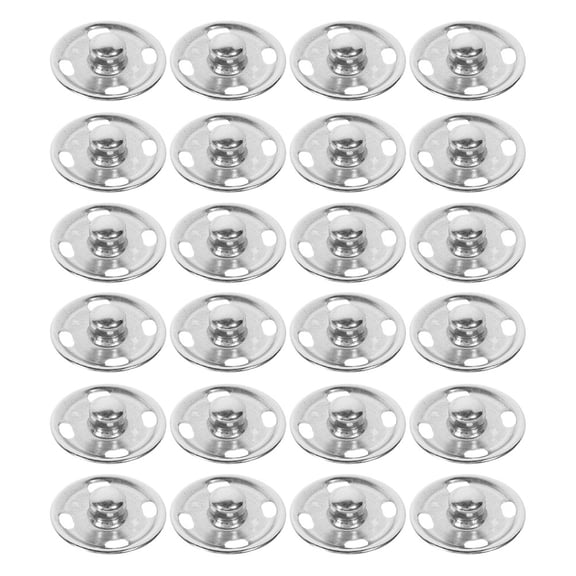 MLINS 50pcs Sew On Snap Buttons 12mm Brass Snaps for Clothing Replacement Sewing Buttons for DIY Shirts Pants Fabric Fasteners