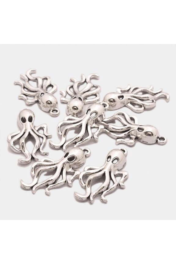 50pcs Silver Alloy Pendant Charm Set for Jewelry Making with Unique Design and Fine Workmanship