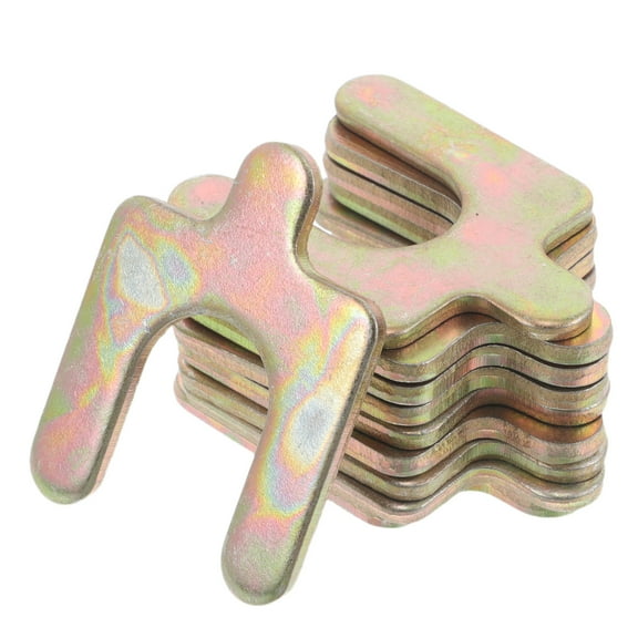 MLINS 50pcs Wheel Alignment Shims Camber Adjustment steel U Shaped Shims Car Wheel Alignment Metal Shims for Driving Stability 2.5 mm