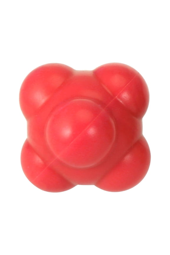58mm Baseball Agility Reaction Ball for Developing Exceptional Hand-Eye Coordination - Medium Difficulty (Red)