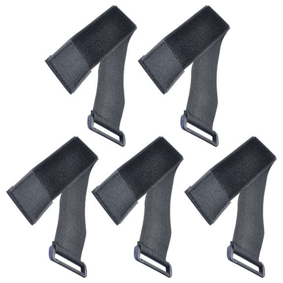 YUYUETIME Elastic Bundling Belt, Black Polyester, Durable and Fun for Games, 5Pcs