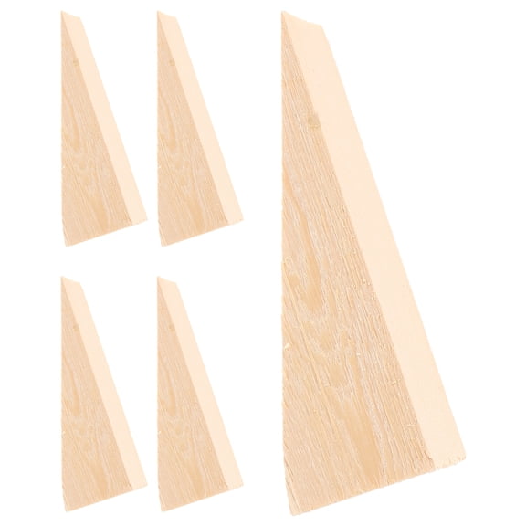 MLINS 5-Pack Wooden Chair Levelers and Table Stabilizer Shims, Wood Spacers for Furniture Support and Leveling
