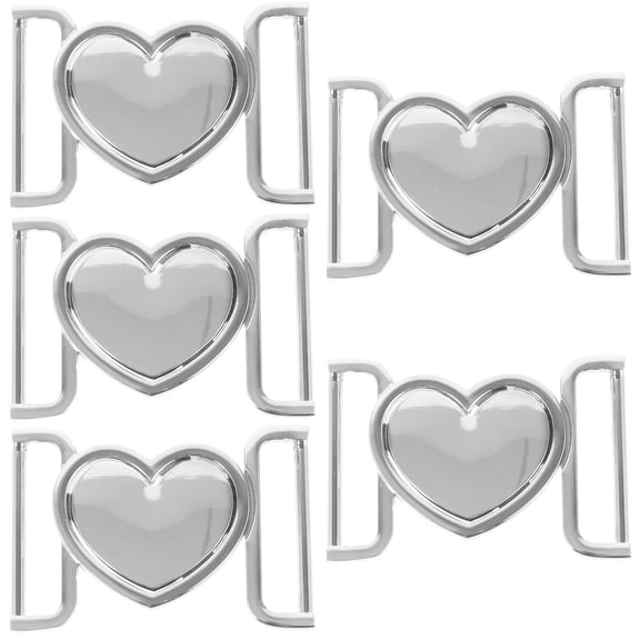 MLINS 5pcs Coat Metal Clip Buckle Multi-function Clothes Toggle Buckle Clothing Decorative Accessory