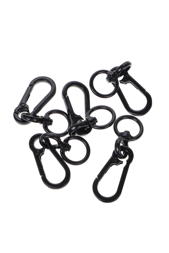 5pcs Multi-functional Swivel Carabiner Clips Keychain Accessories Leash Locking Release Heavy Duty Carabiner