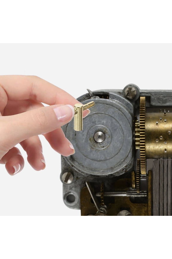 5pcs Musical Box Rotating Keys Small Musical Box Key Replacement Metal Winding Keys Iron Windup Key For Replacing Daily Use