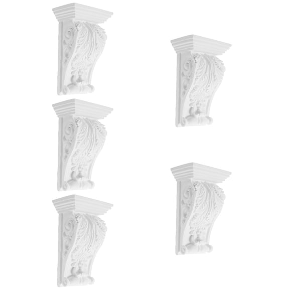MLINS 5pcs Onlay Applique Corbel Decorative Corner Moulding Trim Home Living Room Decoration