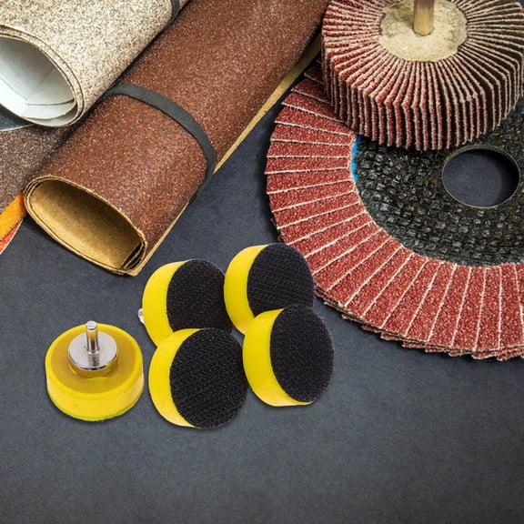 DINHEAROM Flexible Sanding Disc Plastic 5Pcs 1.4*1*1In