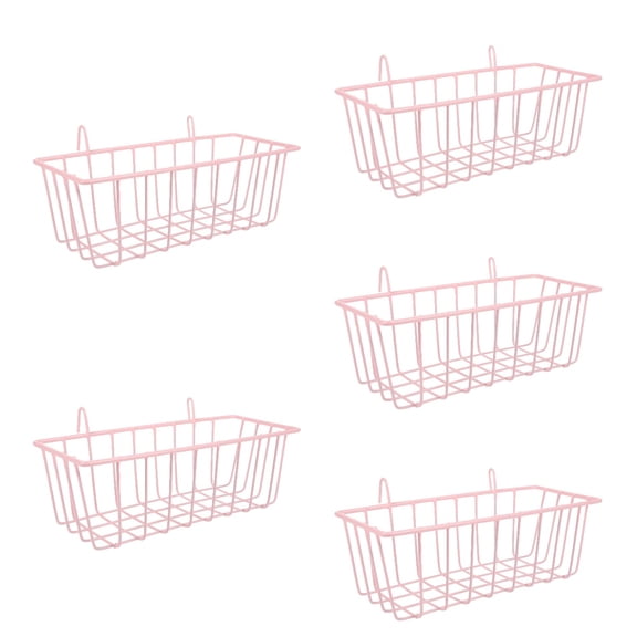 MLINS 5pcs Rabbit Feeder Pet Cage Metal Rabbit Rack Hanging Guinea Pig Holder