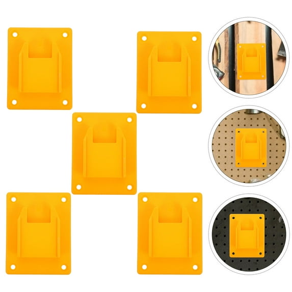 MLINS 5pcs Tool Holder Mount 20V Drill Tool Storage Hanger Tool Holder Dock Base