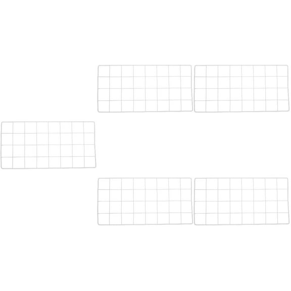 MLINS 5pcs Wire Wall Grid Panel for Photo Display DIY Iron Picture Frames DIY Photo Grid Panel