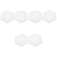 thumbnail image 1 of MLINS 6 PCS  Irregular Oil Painting Frame Acrylic Porch Decorative Drawing Board Canvas Drawing Panel Creative Drawing Board for Student Artists (Hexagon Style White 20cm), 1 of 8