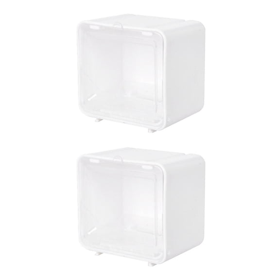 DINHEAROM Space Saving Tape Storage Container 6Pcs 3.62X3.30X2.55in For Office Use