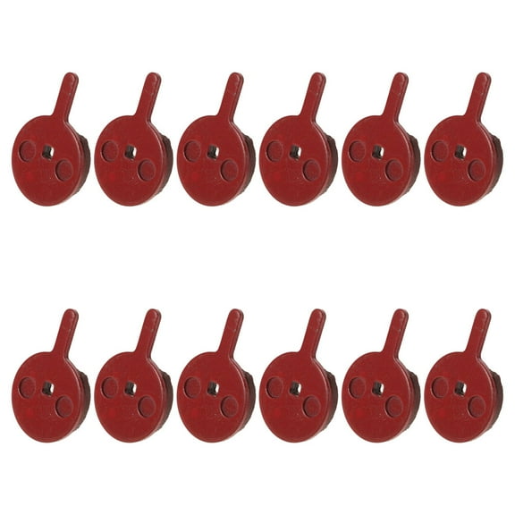 MLINS  6 Pairs Brake Pads Hooks Mini Bike Tires Divot Repair Tool Red