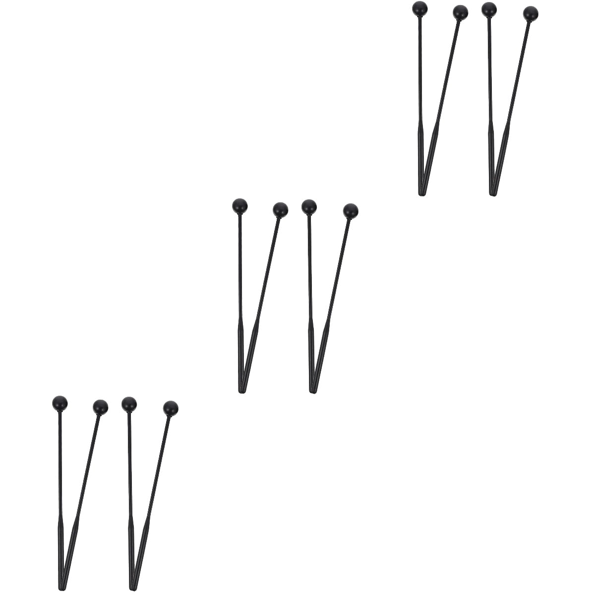 MLINS 6 Pairs Xylophone Mallets Percussion Drumsticks for Marimba Stage Performance and Music Practice