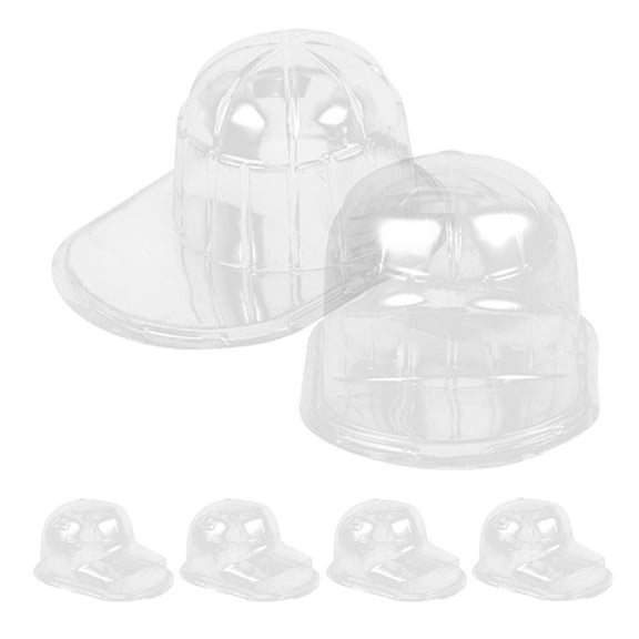 MLINS  6 Pcs Cap Organizer for Baseball Hat Holder Storage Transparent