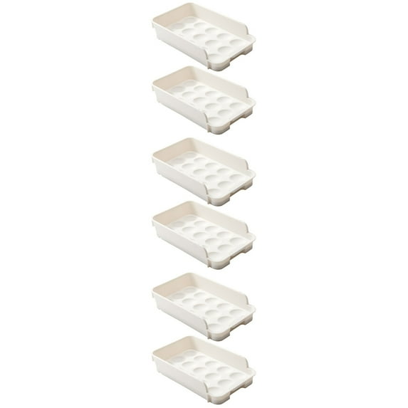 MLINS 6 Pcs Convenient Organizers Refrigerator Drawers Household Trays Fridge Accessory