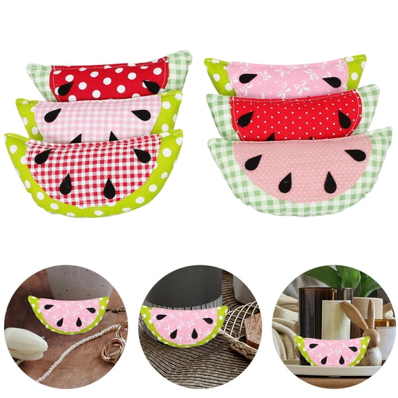 MLINS Set of 6 Decorative Watermelon Trays for Home Decor, Stylish and Functional Accessories