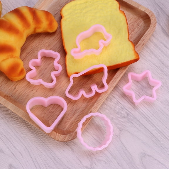 MLINS 6 Pcs Die Cutting Tool Cookie Mold Different Shape Cutters Neatly Cookies