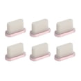 thumbnail image 1 of MLINS  6 Pcs Durable Charging Port Protector Telephone Jack Cover Golden, 1 of 1
