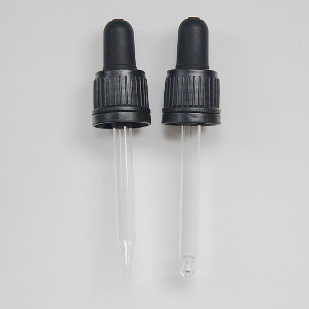 MLINS 6 Pcs Glass Pipette Dropper Essential Oil Bottle Droppers ...