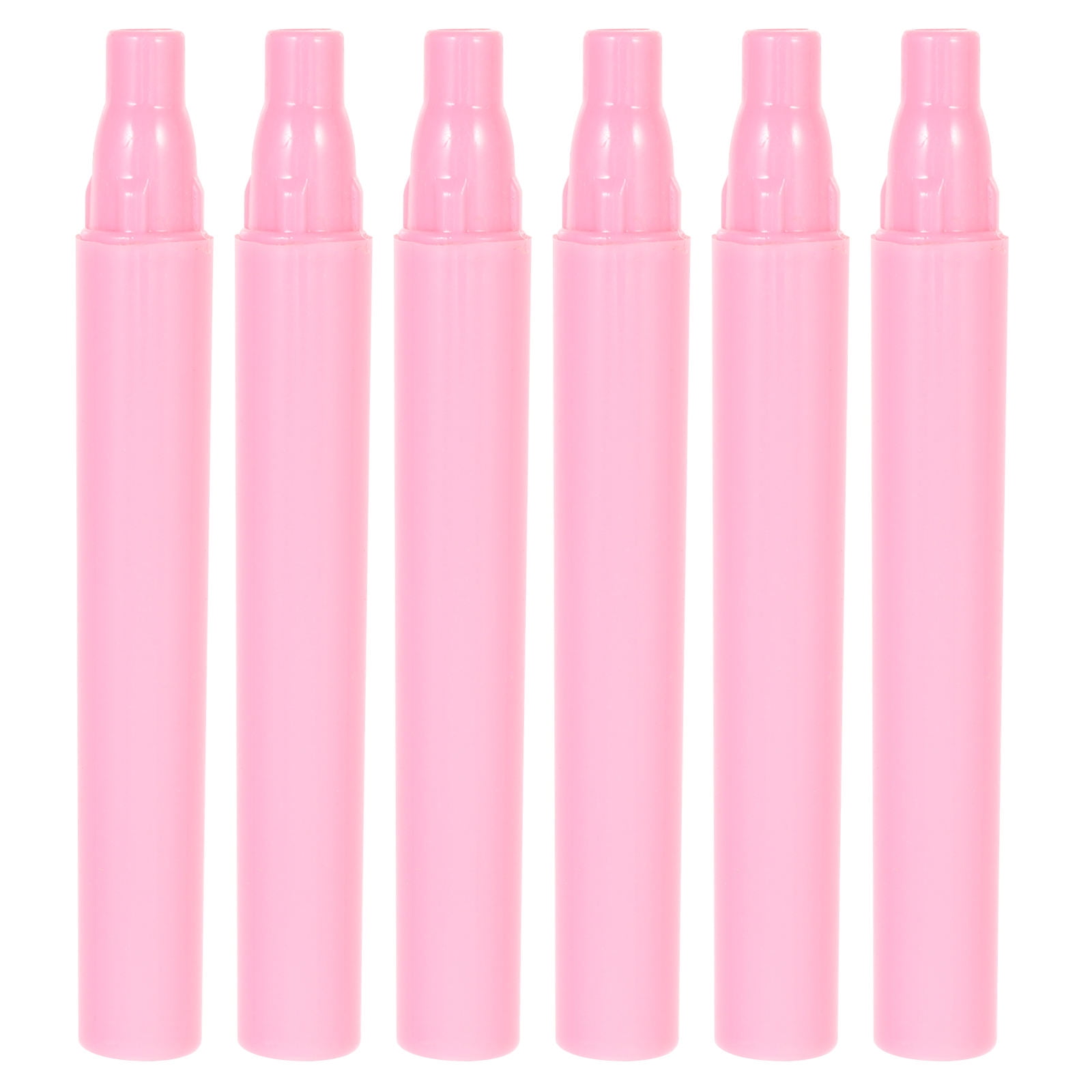MLINS 6 Pcs Gloss Sponge Tip Eyeshadow Silicone Lip Brush Makeup Set Chic
