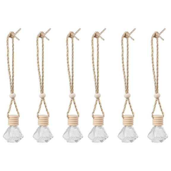 MLINS 6 Pcs Luxury Car Pendant Decoration Accessory Glowing Hairpin Emollient Cream Miss Woman