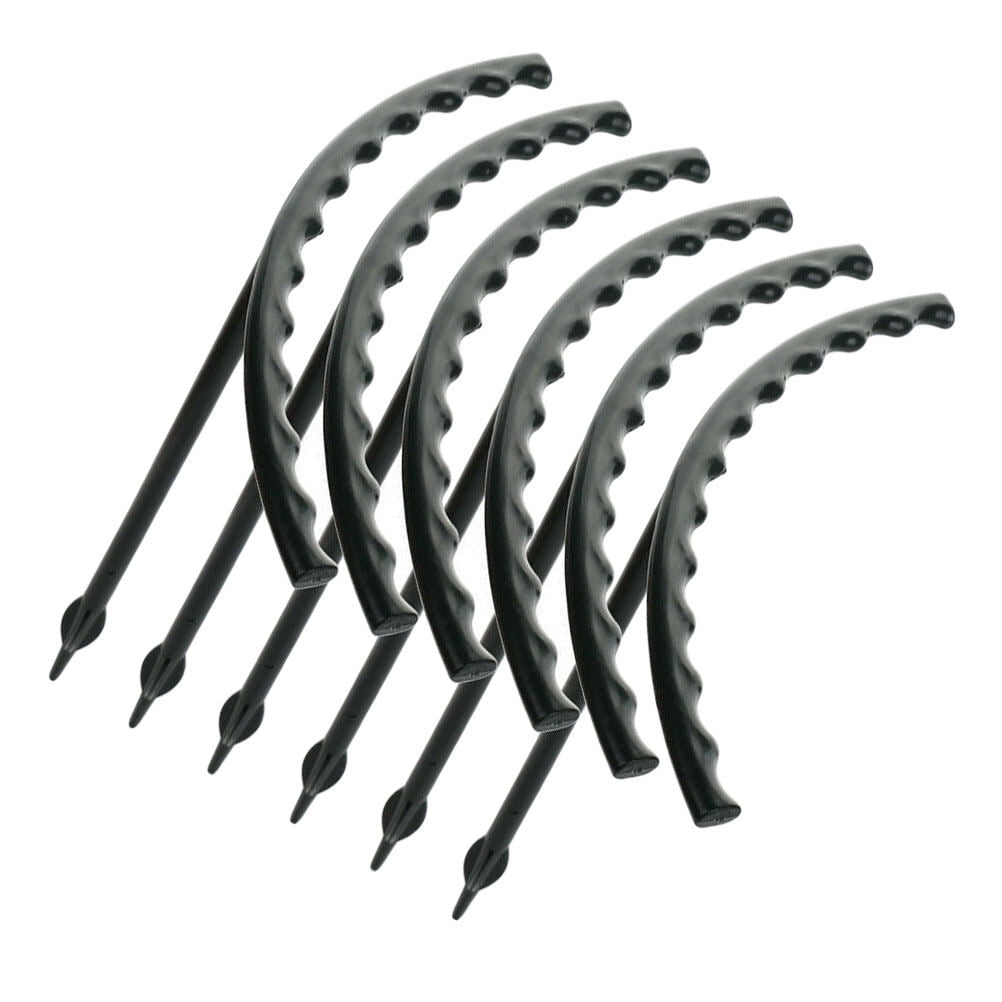 DIY Plant Supporting Rack for Gardening Black Plastic 6Pcs Suitable for ...