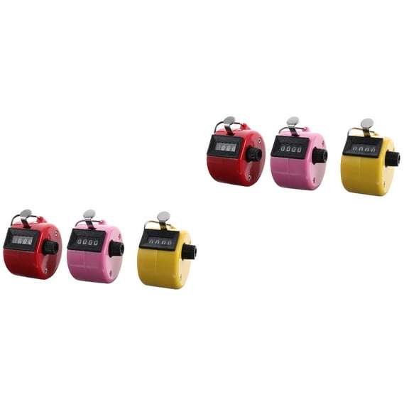 MLINS 6 Pcs Precision Pedometer Sports Pedometer Fitness Information Tool Random Color