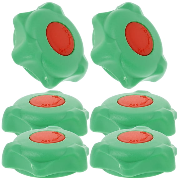 DINHEAROM Spigot Handle Replacement Valve Operation 6Pcs Green Plastic