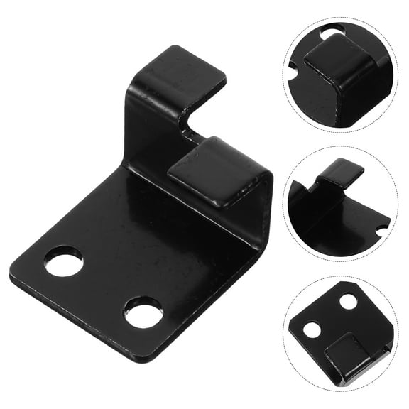 MLINS  6 Pcs Wall Hook Square Tile Hangers for The Concrete Hooks Black