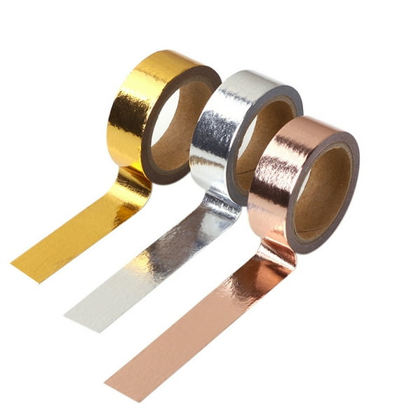 MLINS  6 Rolls Sticky Tack Initials Stickers Decorative Tape Washi Tapes Calendar