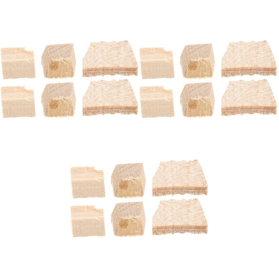 MLINS 6 Sets  Fiddlestick Wedges Plugs Bow Replacement Wooden Parts for Violin