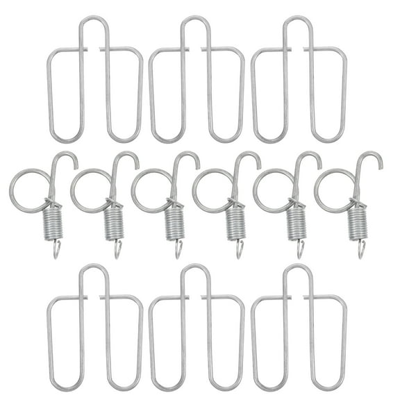 DINHEAROM Stainless Steel Cage Utensil Fixed Hook for Pigeon Cage 6 Sets