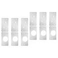 thumbnail image 1 of MLINS 6 Sets Mending Plate Hinge Repair Plate Door Reinforcement Plate Kit, 1 of 8