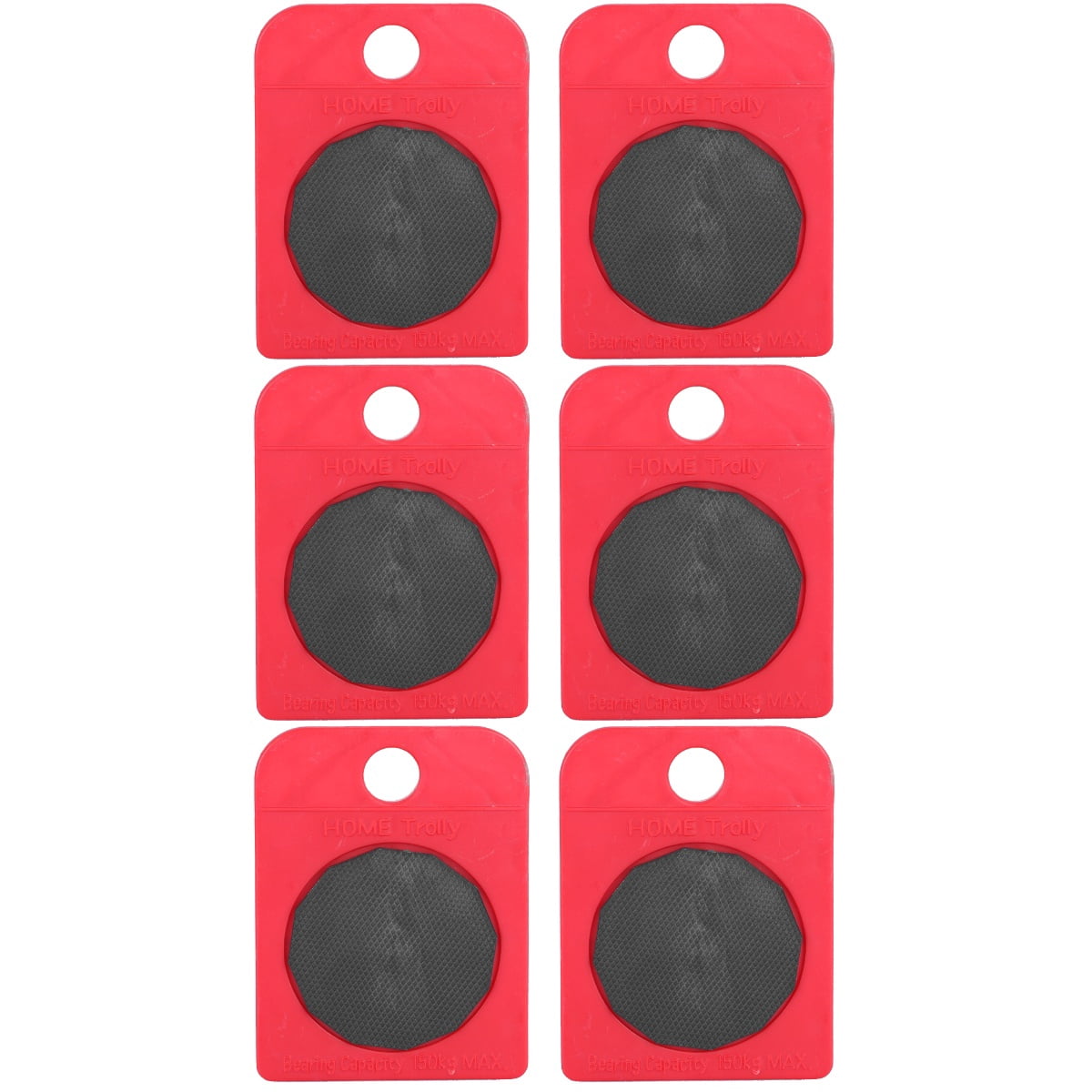 YUYUETIME Durable Red re Dolly with 8 Casters for Heavy Furniture 6Pcs