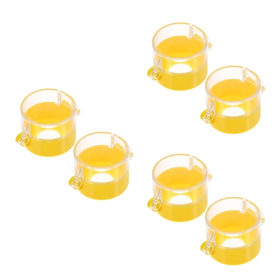 MLINS 6 pcs Push Button Switch Guard Switch Cover Case Transparent Emergency Stop Switch Protective Cover Emergency Stop Button Lockout for Industry