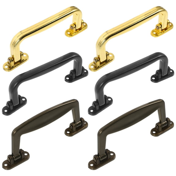 MLINS 6 pcs Replacement Jewelry Box Handles Vintage Gift Case Handles Gift Boxes Pull Handles