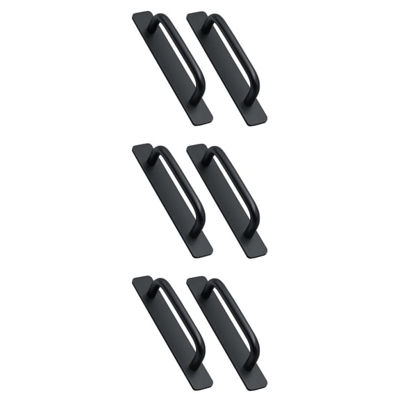 MLINS 6 pcs  Shower Door Handle Peel And Stick Cabinet Handles Stick On Cabinet Handles