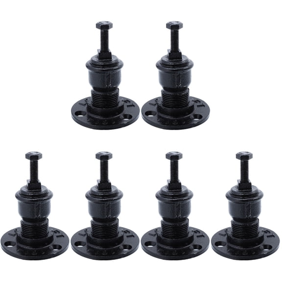 MLINS 6 pcs  Wall Mount Iron Handrails Bracket Support Stair Railing Wall Bracket