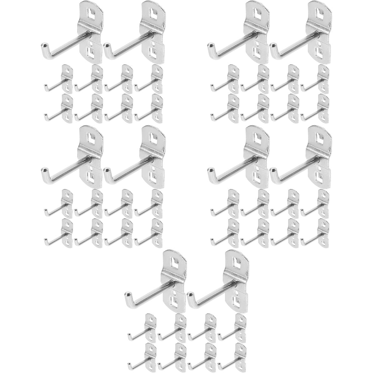 MLINS 60 Pcs  Pegboard Hook Peg Hooks Display Rack Hooking Supermarket Shelf Hooks