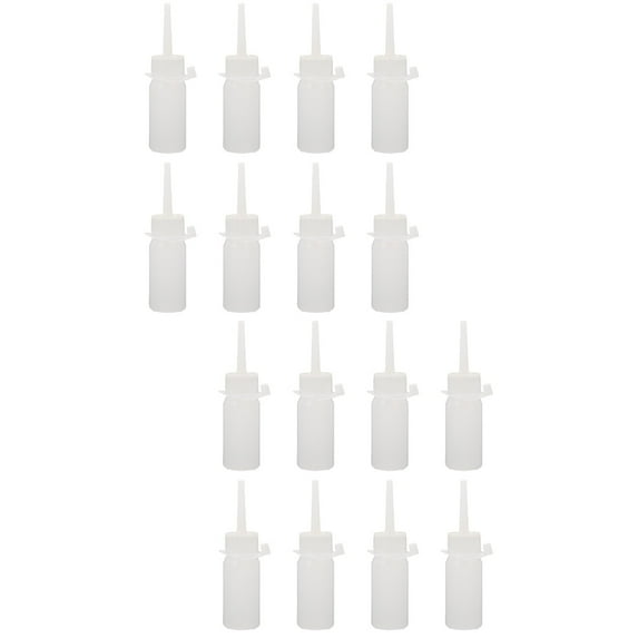 MLINS 60 Pcs Plastic Needle Tip Applicator Dropper Bottles Glue Dropper Dispensers