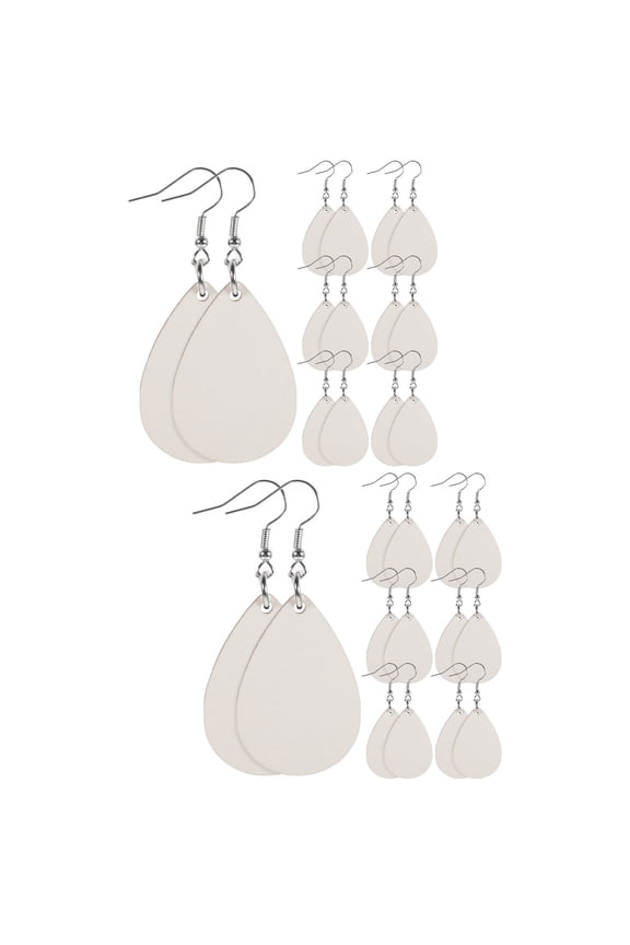 60 Pcs  Sublimation Earring Blanks Bulk Sublimation Blanks Blank Earring Blanks Crafting Earring