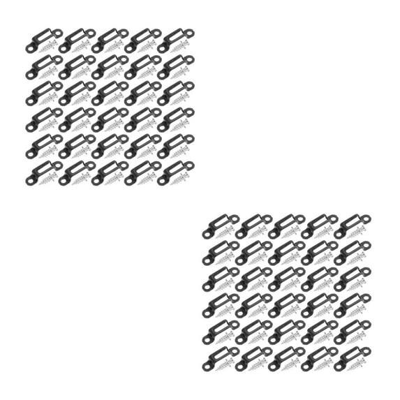 MLINS 60 Sets Invisible Connector Screw Fasteners Assembly Connection Cabinet Wardrobe Furniture Accessories