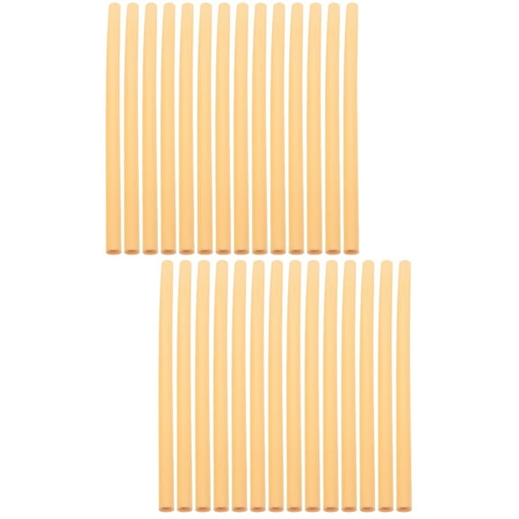 MLINS 60 pcs  Natural Reed Bee Tubes Replacement Bee Houses Tubes Bee Tubes Inserts for Beehive