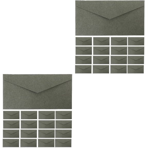 FELTECHELECTR Mlins Green Party Use Wedding Letter Envelopes for Cards and Invitations 60Pcs