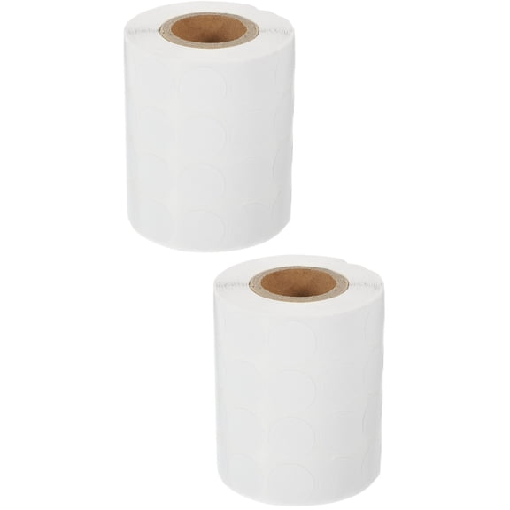 MLINS 6000 pcs  Round Dot Stickers Bright Blank Circle Labels Circle Classification Stickers Dot Stickers Decors