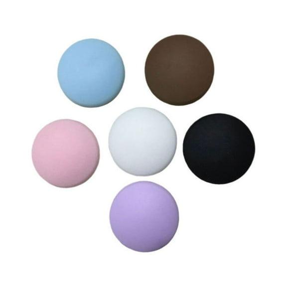 MLINS 6PCS Round Door Crash Pad Door Knob Thicken Wall Protectors Self Adhesive Bumper Guard Stopper Anti Collision Pad (Purple, Pink, White, Blue, Black, Brown)